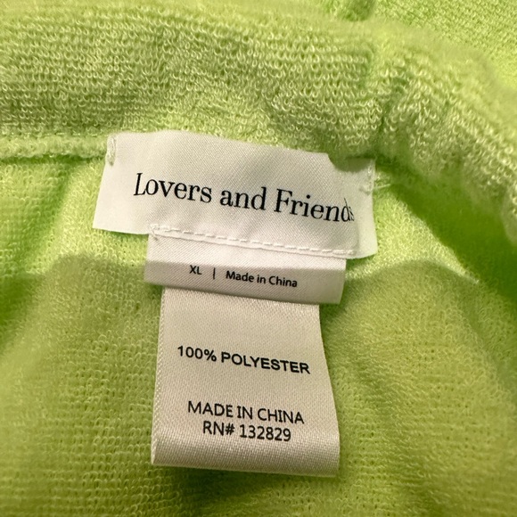 Lovers + Friends Oona Mini Dress in Lime - XL - Picture 9 of 9